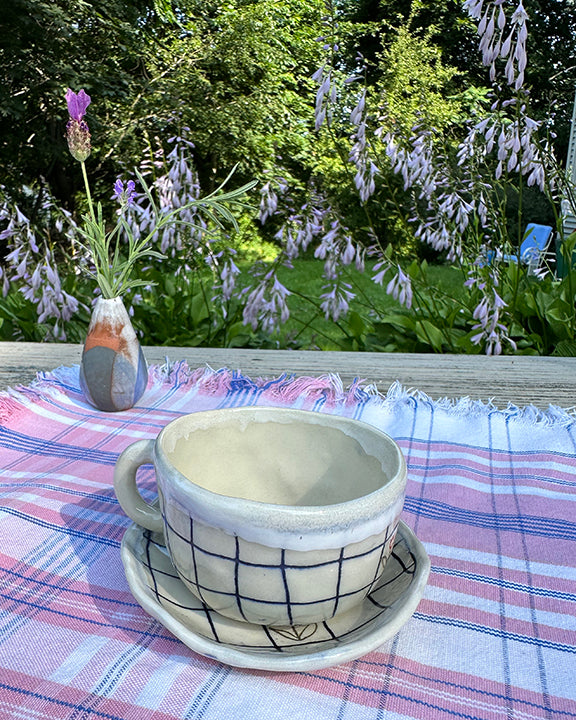 Hand-Built Mug in Cream