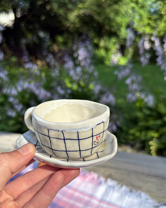 Hand-Built Mug in Cream