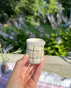 Hand-Built Creamer in Cream