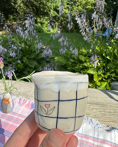 Hand-Built Creamer in Cream