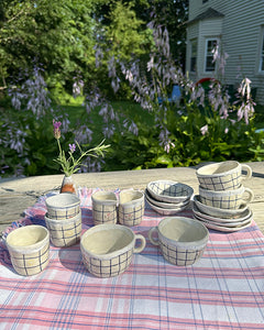 Hand-Built Creamer in Cream