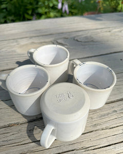Mini Espresso Mugs in Cream