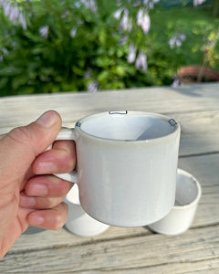 Mini Espresso Mugs in Cream