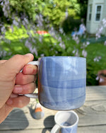 Load image into Gallery viewer, Mugs in Blue Wash
