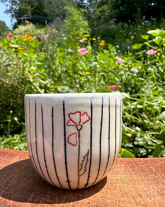 Mini Espresso Kurva Cup in Poppy No. 7