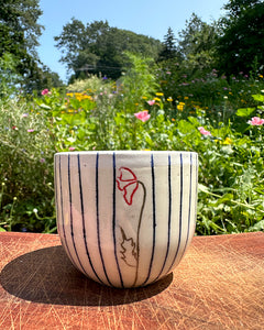 Mini Espresso Kurva Cup in Poppy No. 6
