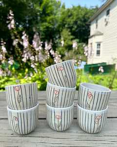Mini Espresso Kurva Cup in Poppy No. 6