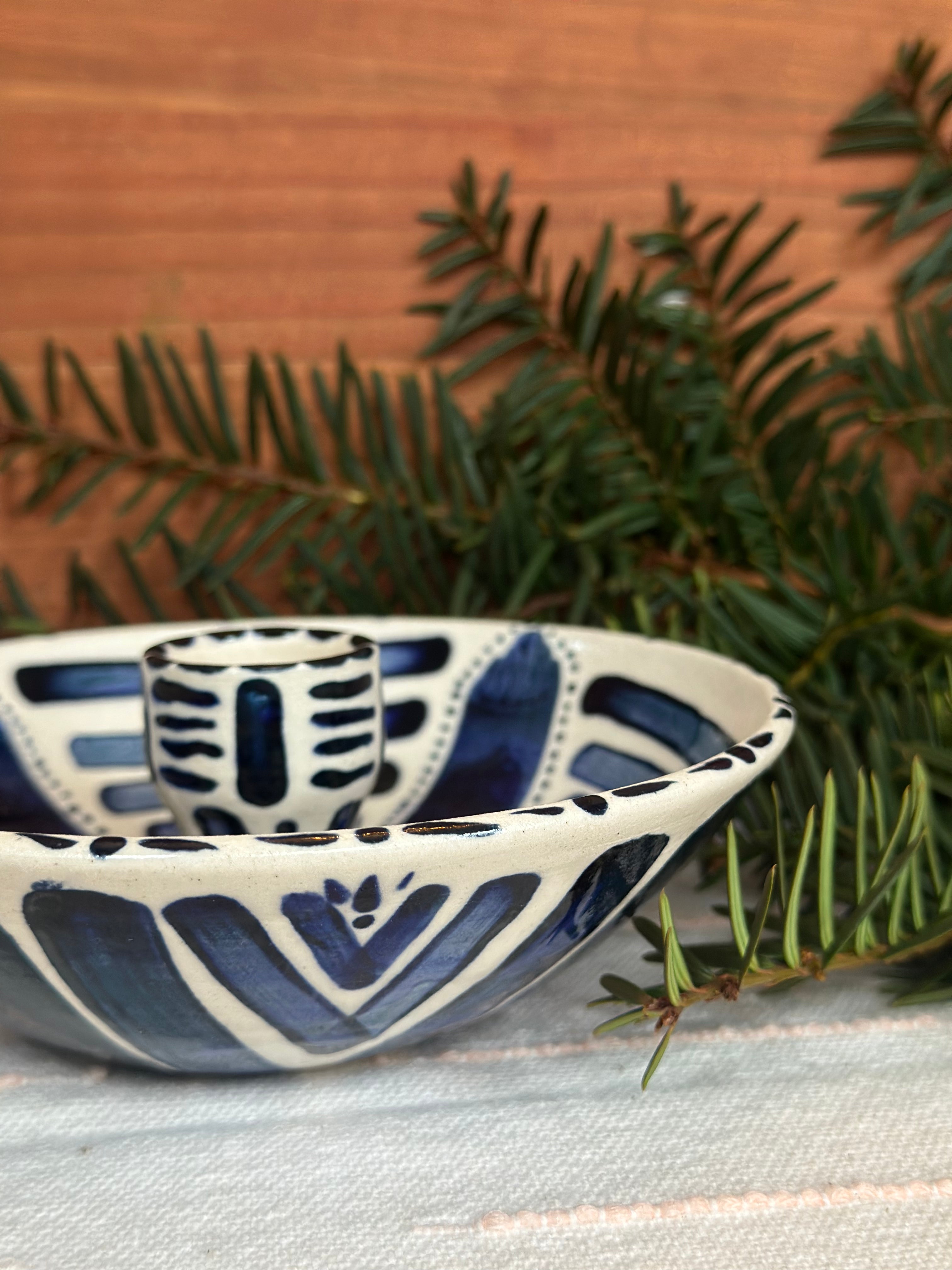 Large Blomma Candleholder in Fantasier No. 5