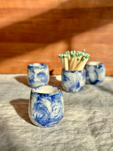 Mini Cups - Match Holders in Swirl