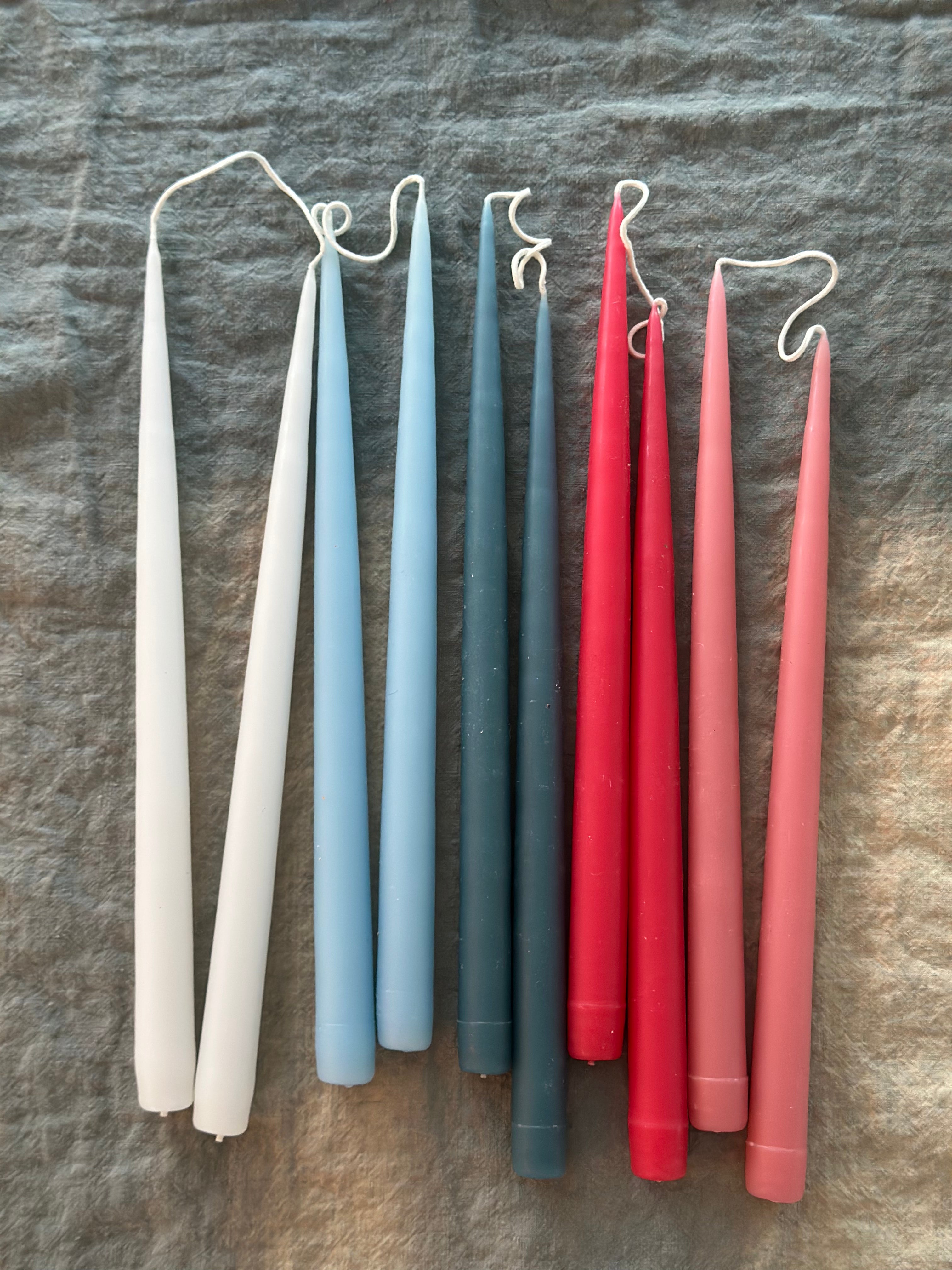 Set of 12 in. Taper Candles