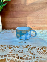 Load image into Gallery viewer, Espresso Cup in Spilled Milk Picnic
