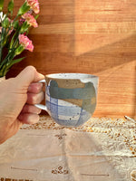 Load image into Gallery viewer, Kurva Mug in Spilled Milk Picnic No. 2
