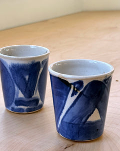 Paper Cups in Brushwork