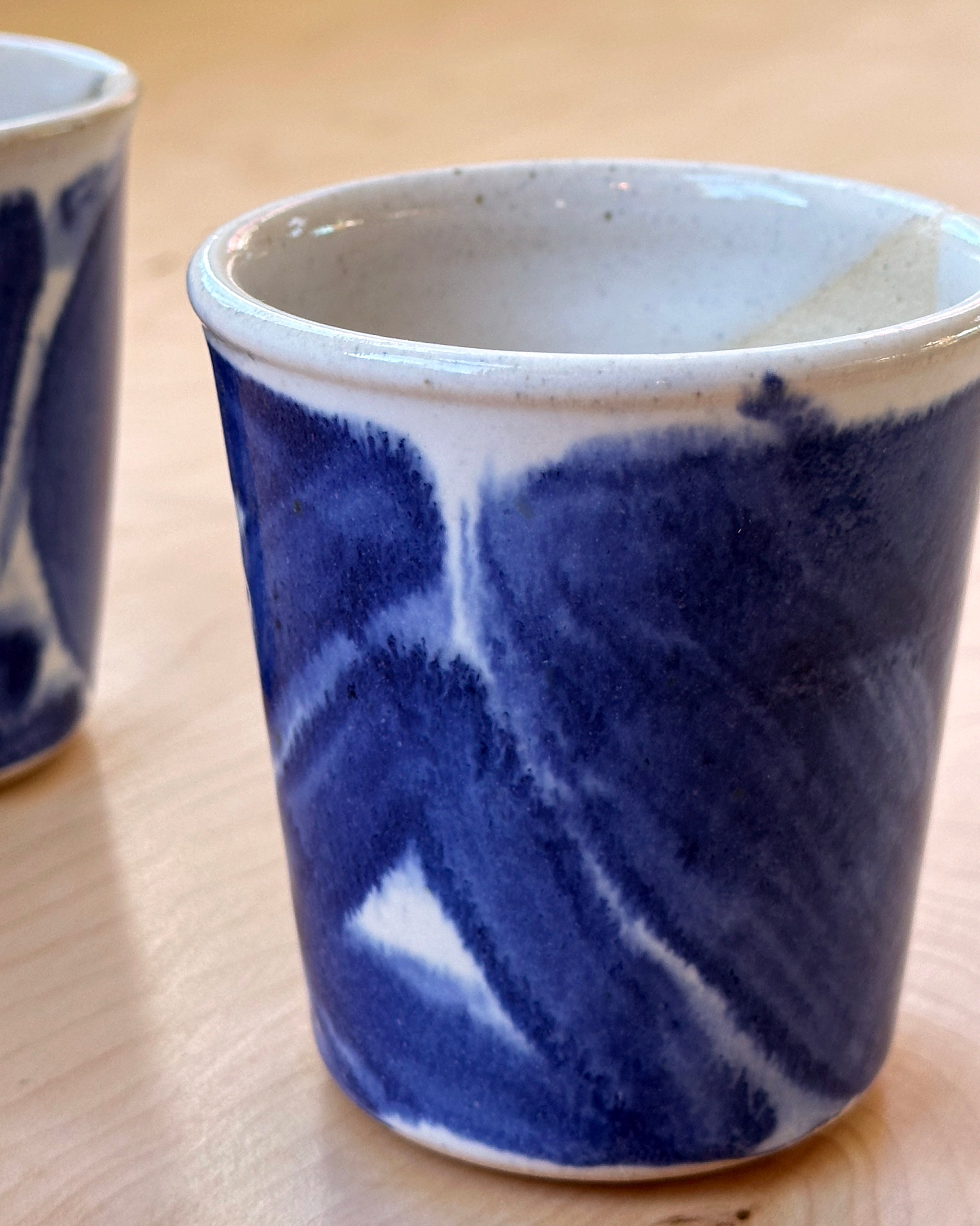 Paper Cups in Brushwork