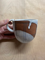 Load image into Gallery viewer, Cappuccino Cup in Spilled Milk Picnic
