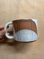 Load image into Gallery viewer, Coffee Cup in Spilled Milk Picnic
