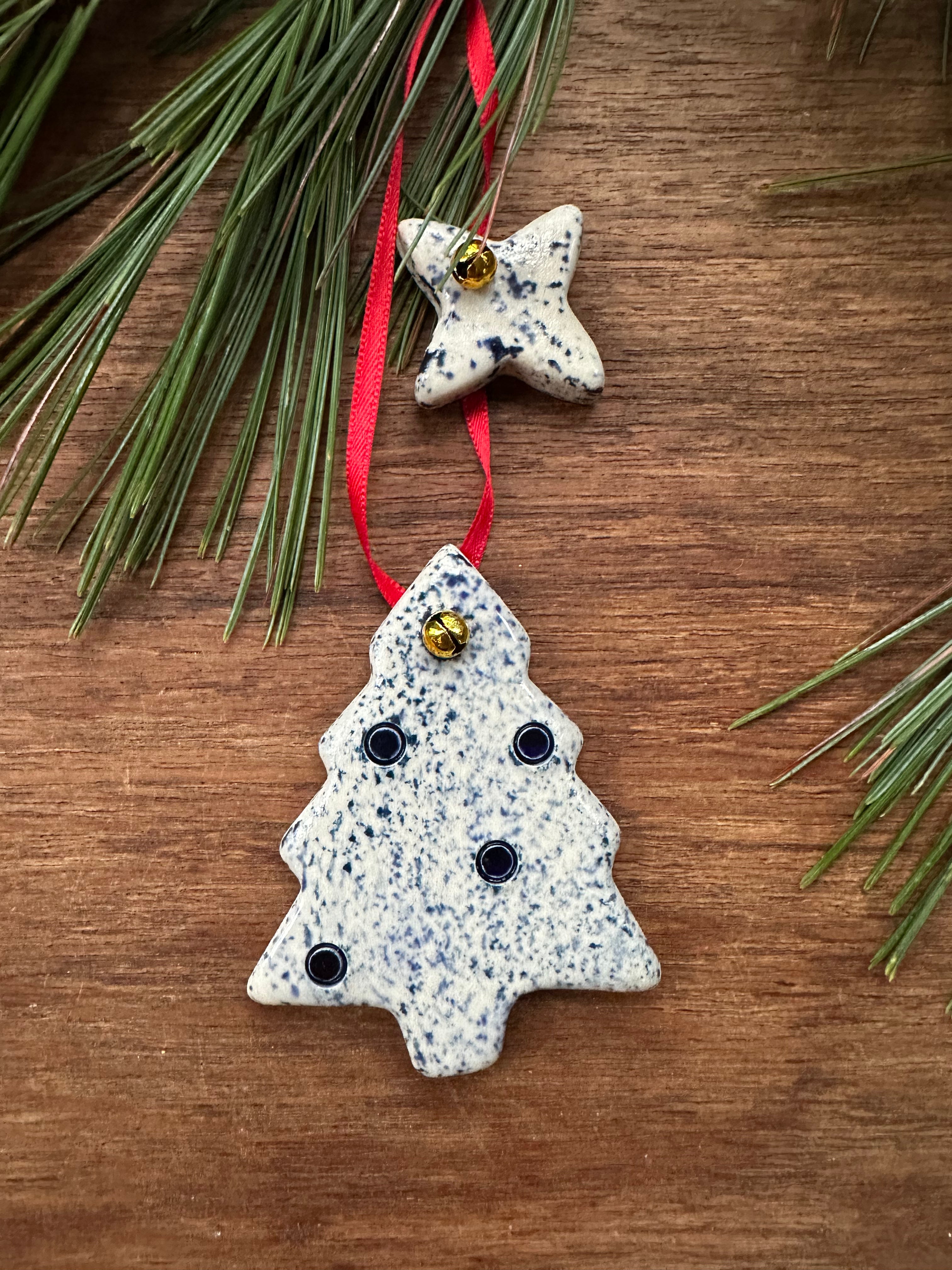 Christmas Tree + Star Ornament