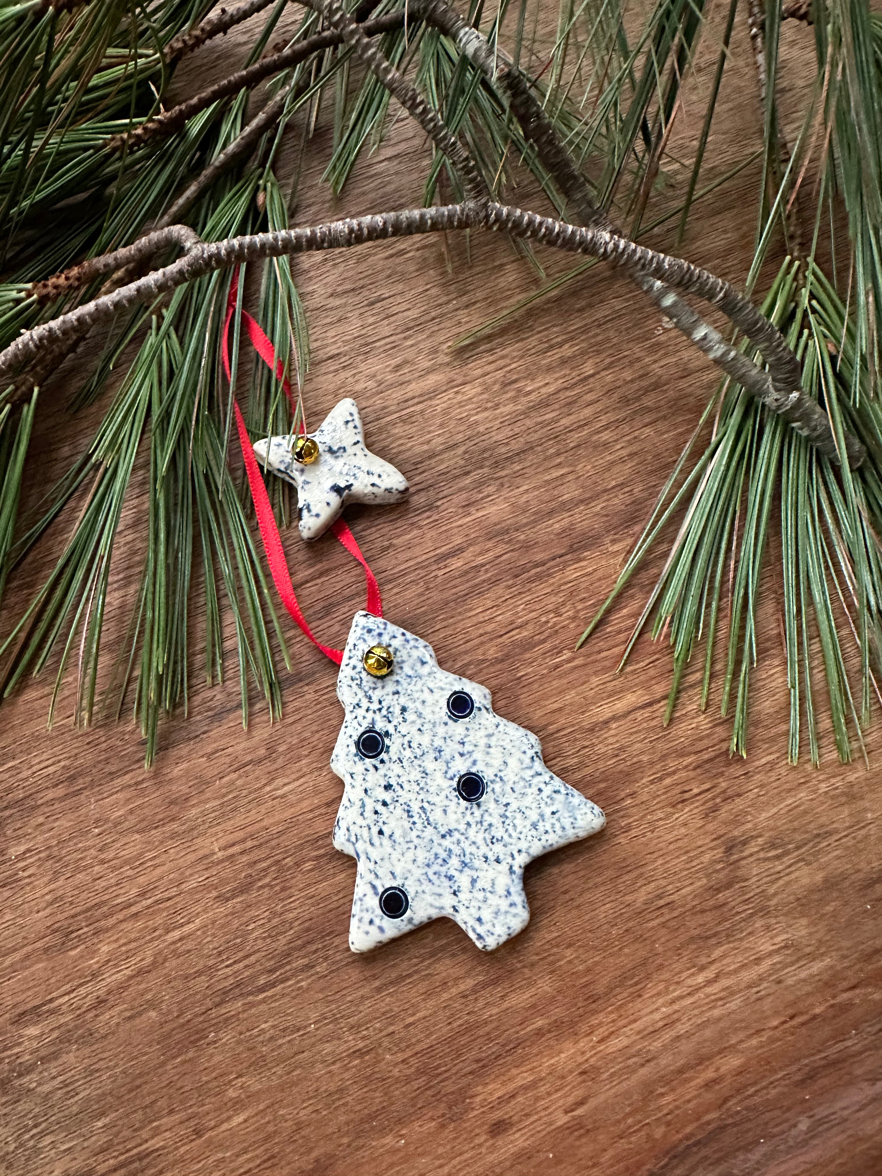 Christmas Tree + Star Ornament