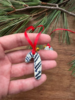 Load image into Gallery viewer, Mini Candy Cane Ornament
