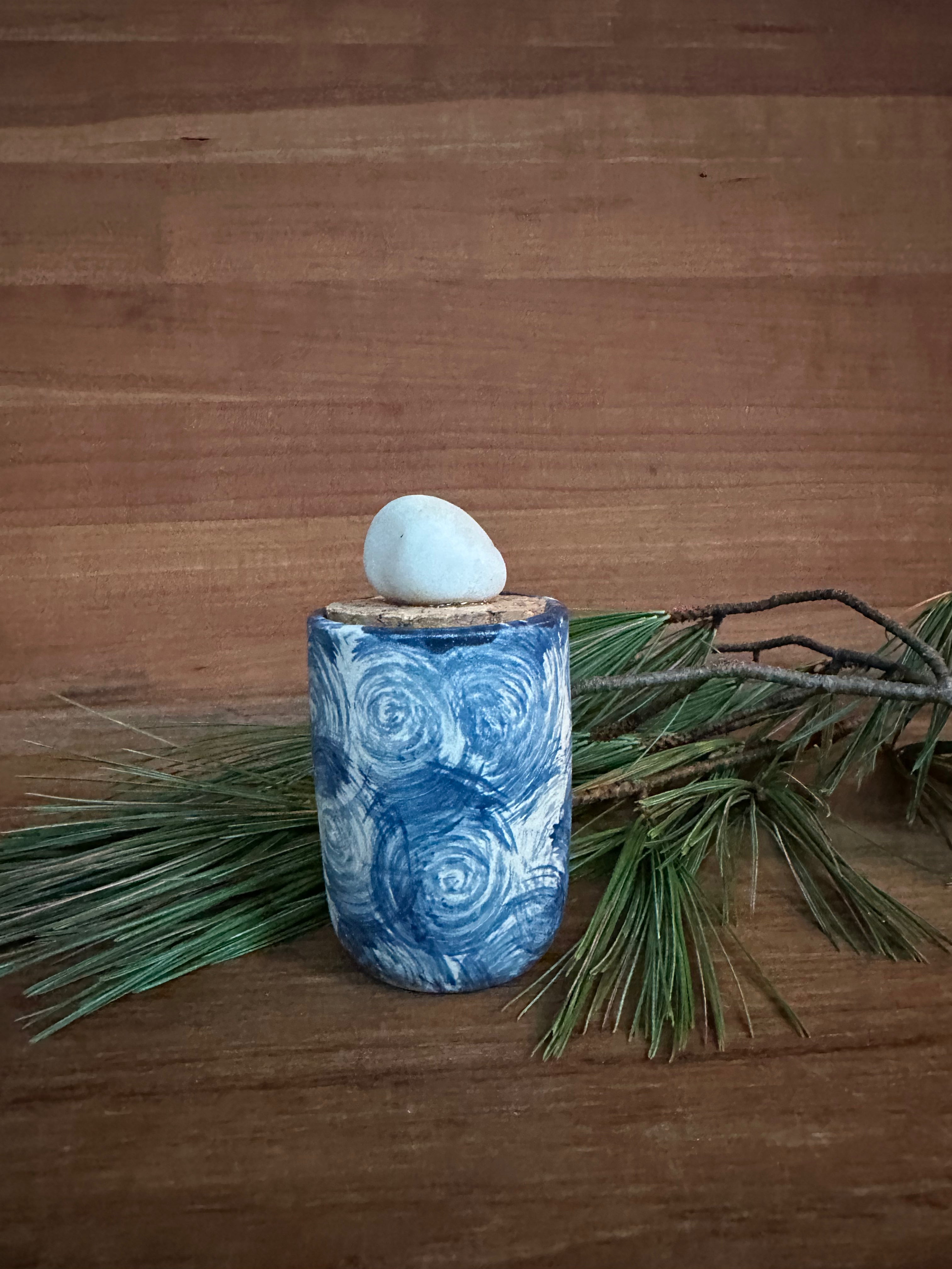 Keepsake Jar in Heavy Swirl No. 1