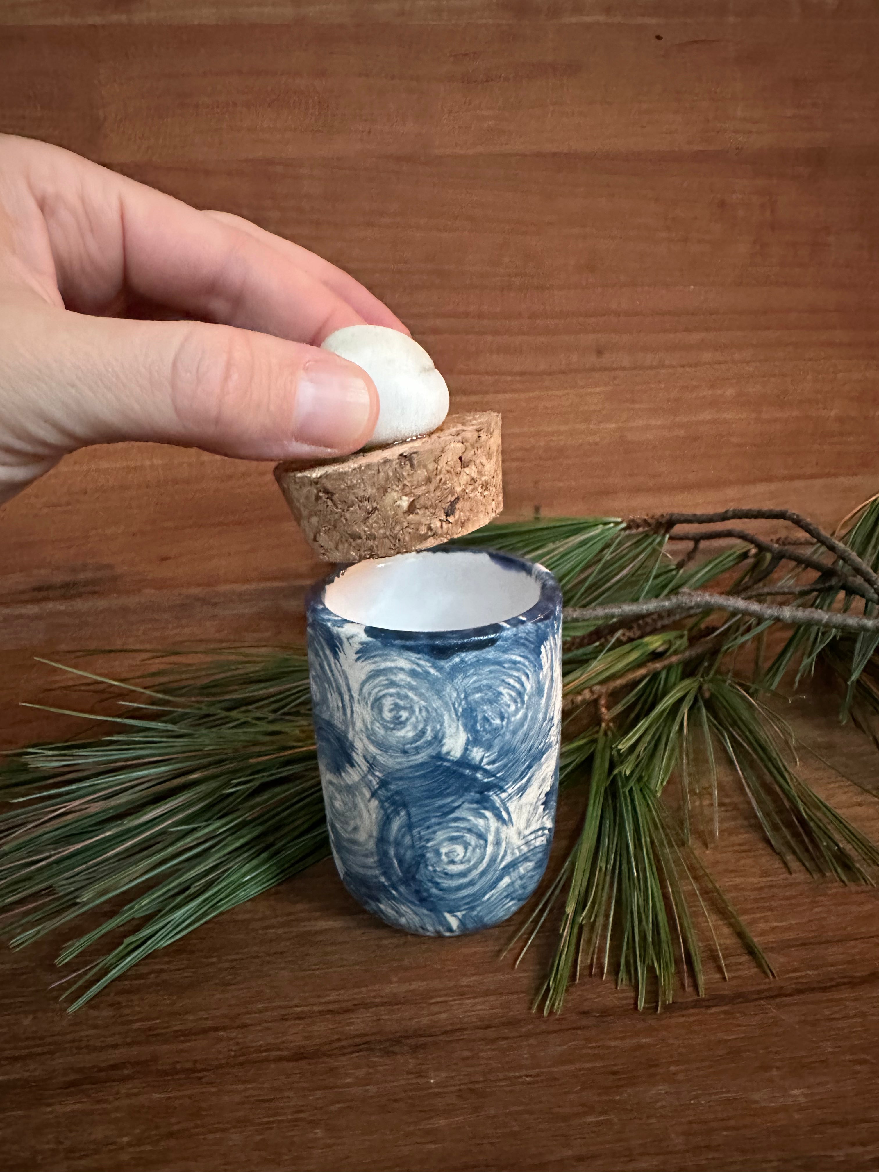 Keepsake Jar in Heavy Swirl No. 1