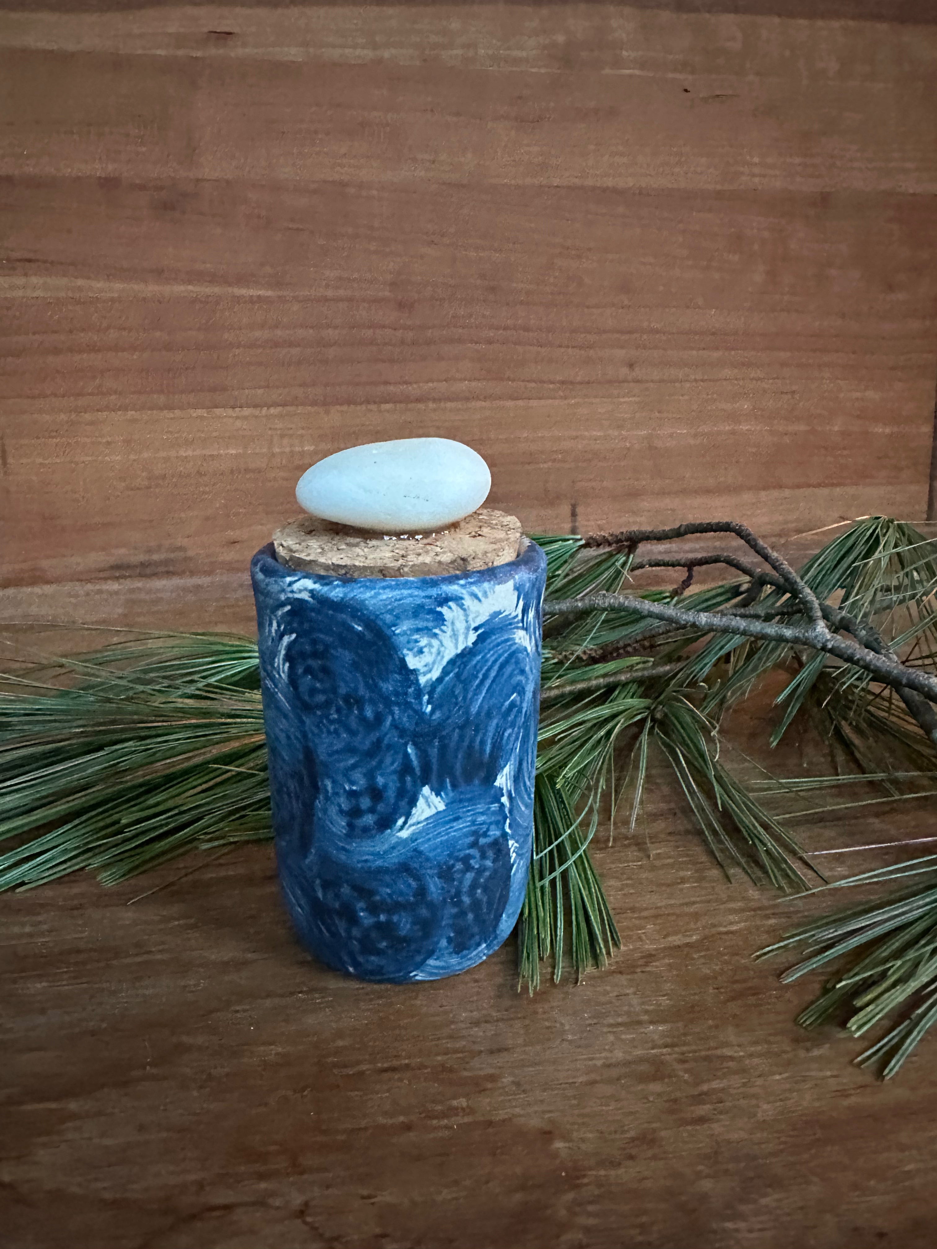 Keepsake Jar in Heavy Swirl No. 2