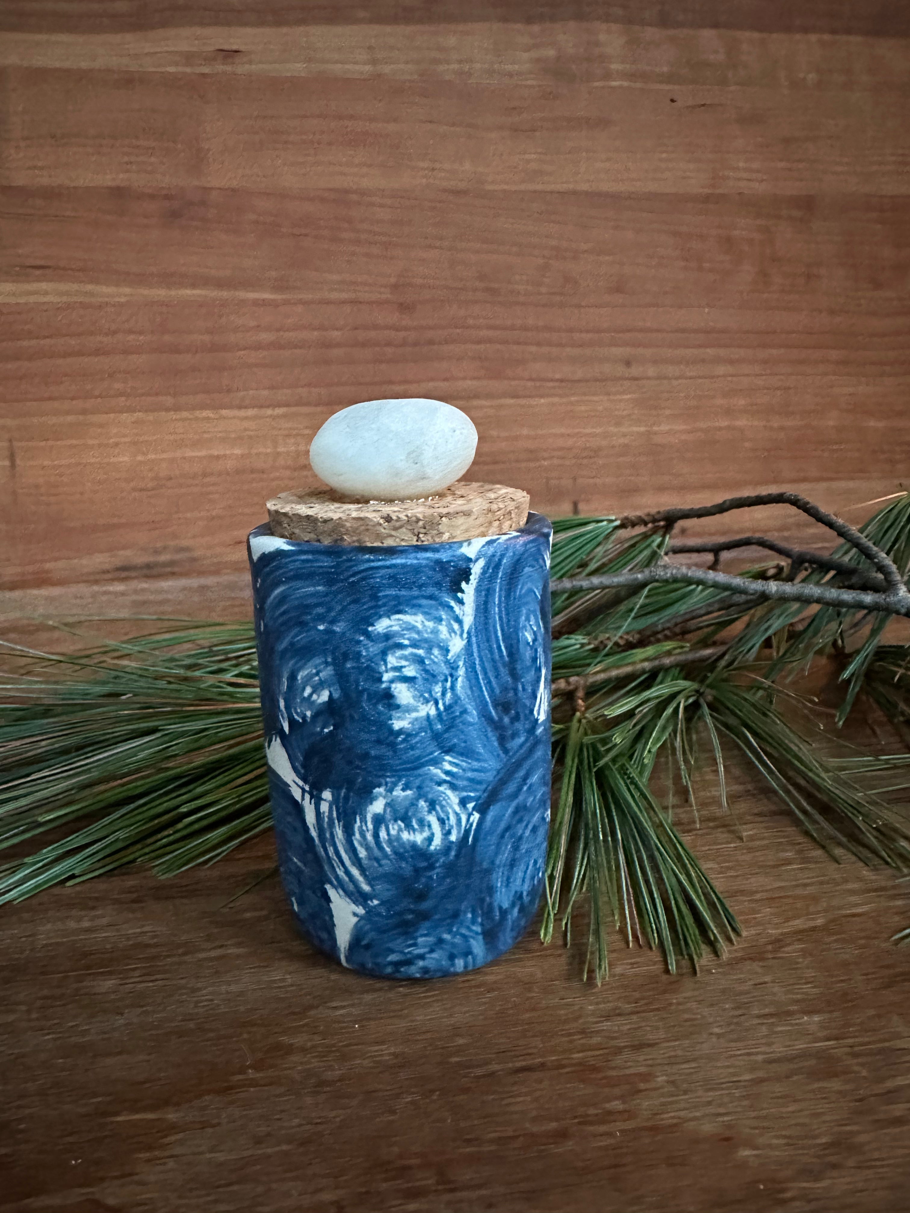 Keepsake Jar in Heavy Swirl No. 3