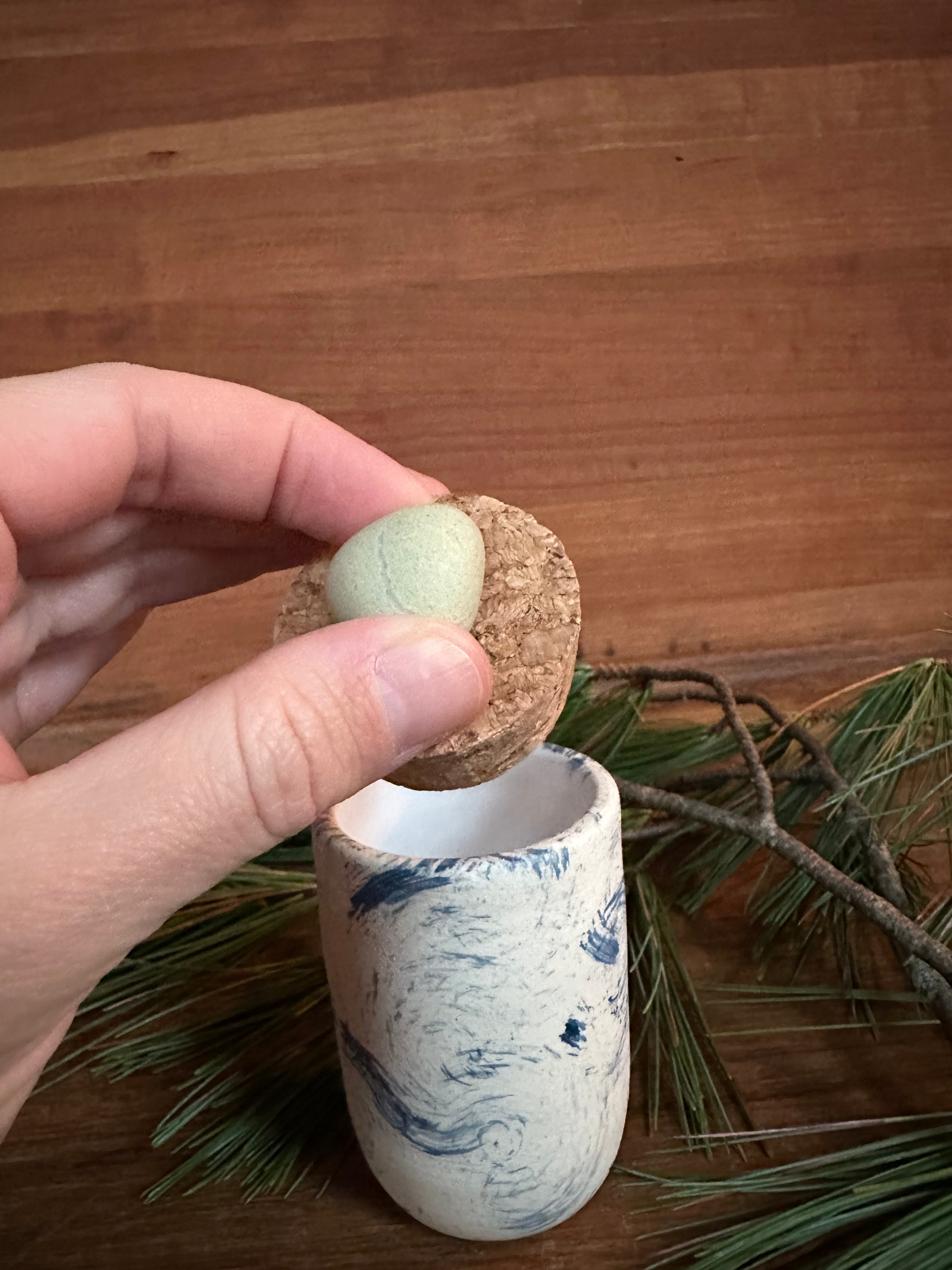 Keepsake Jar in Light Swirl No. 2