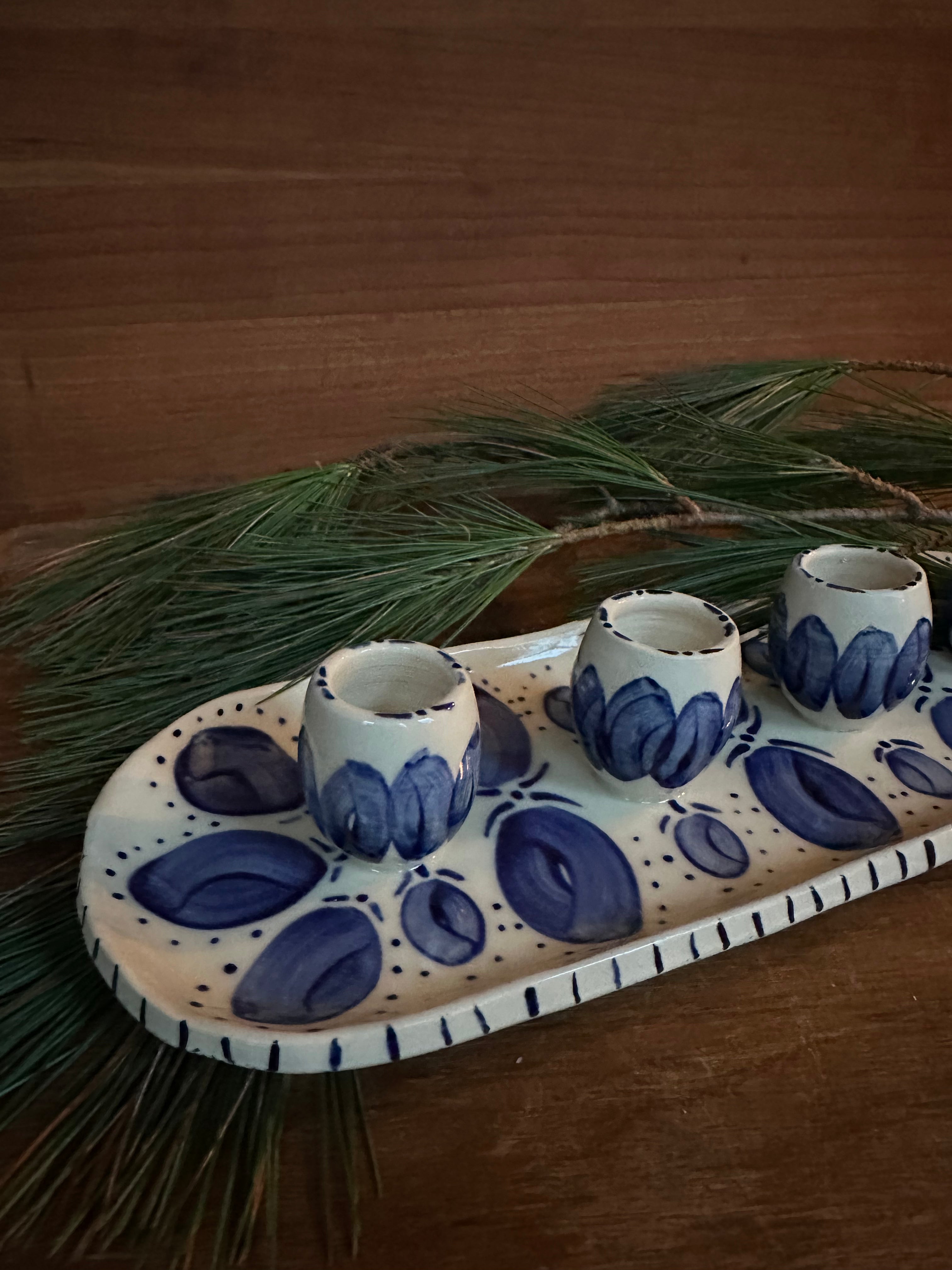 Advent Candle Holder in Fantasier No. 2