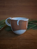 Load image into Gallery viewer, Cappuccino Cup in Spilled Milk Picnic
