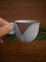 Load image into Gallery viewer, Espresso Cup in Spilled Milk Picnic
