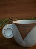 Load image into Gallery viewer, Espresso Cup in Spilled Milk Picnic
