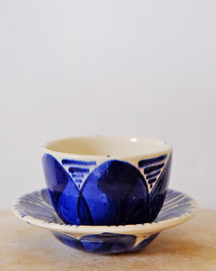 Brushwork Tea Cup + Saucer No. 1