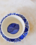 Load image into Gallery viewer, Brushwork Tea Cup + Saucer No. 1
